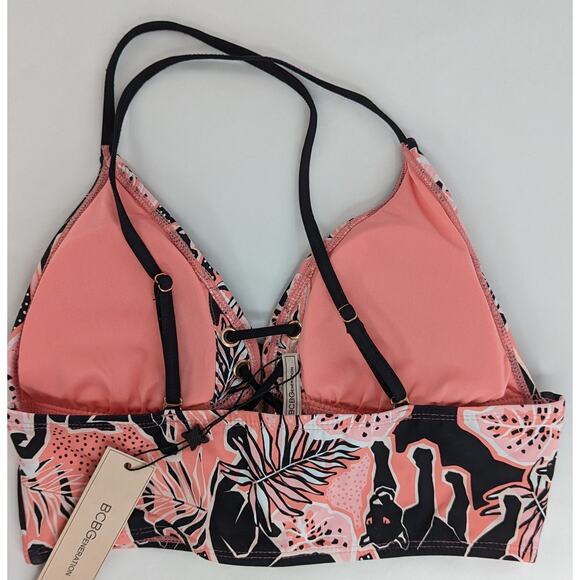 BCBGeneration Swim Pink Bikini Top - Picture 4 of 9